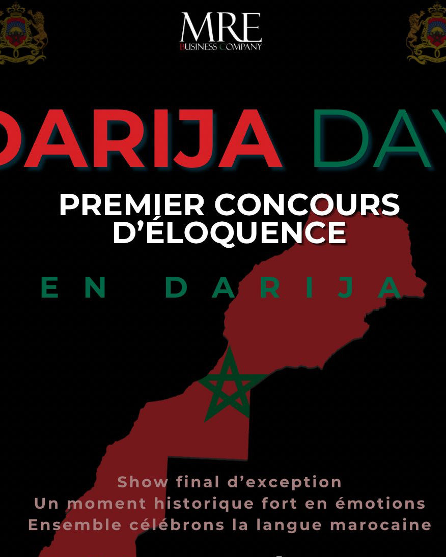 " DARIJA DAY" 3 ème édition du Concours d'éloquence en Darija SHOW FINALE le 06/06/2026